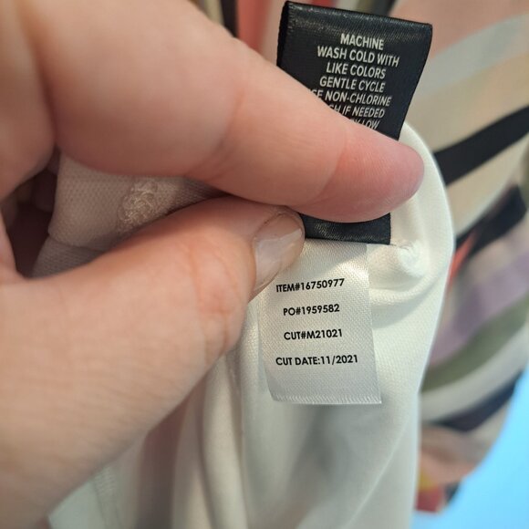 NWT Torrid Midi Chiffon Multicolored Dress Size 3 - Picture 10 of 10